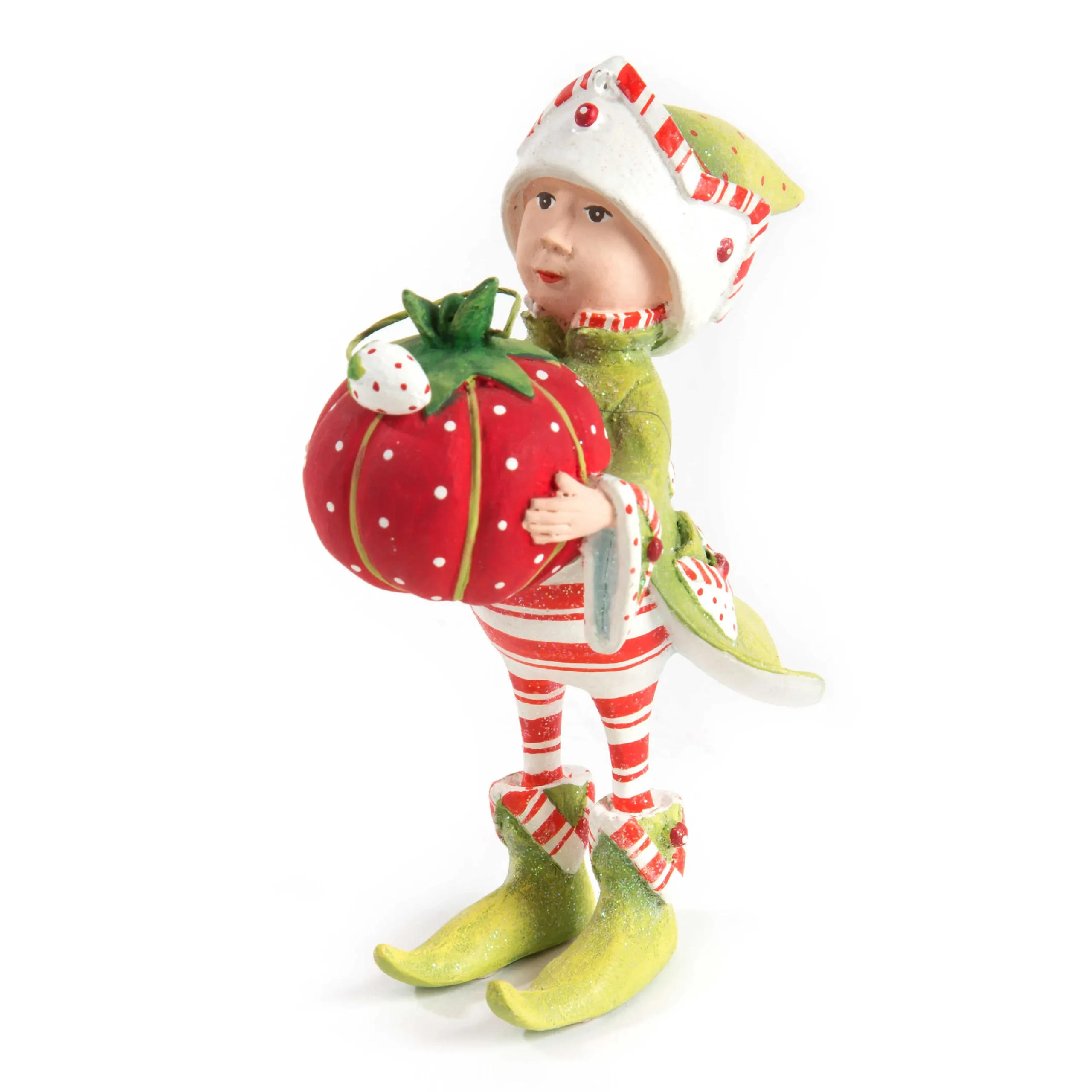 MacKenzie-Childs Patience Brewster Dash Away Prancer's Elf Ornament| Holiday