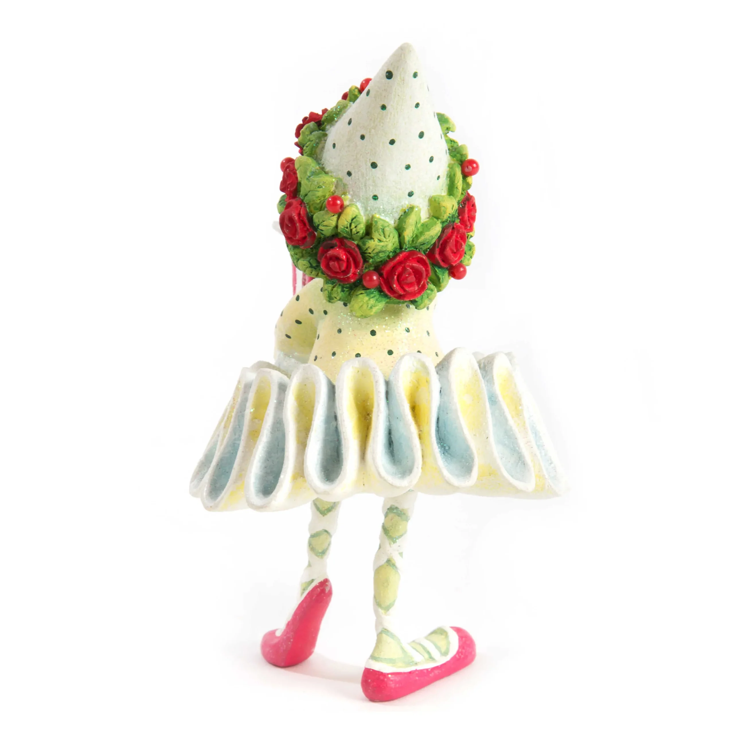 MacKenzie-Childs Patience Brewster Dash Away Dancer's Elf Ornament| Holiday