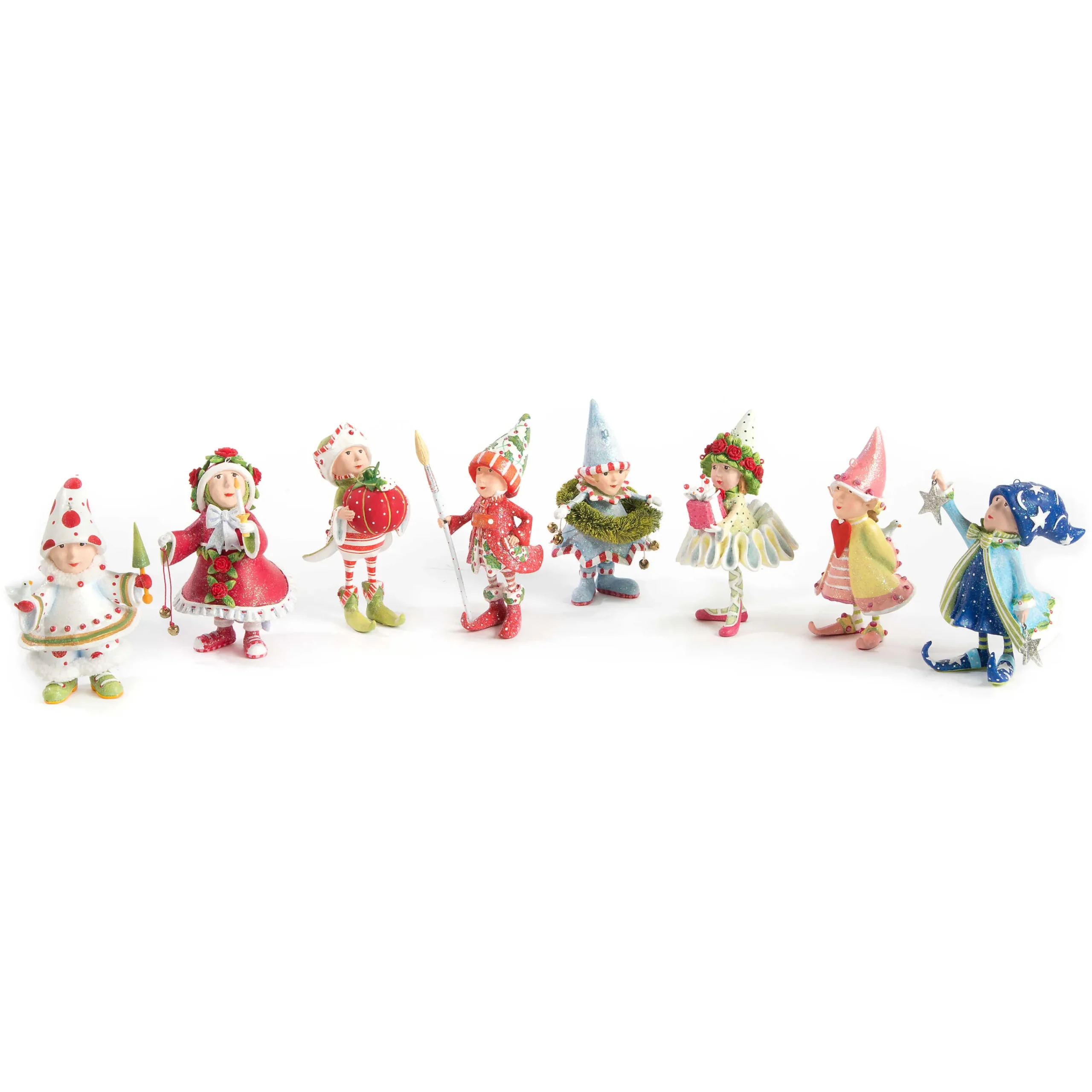 MacKenzie-Childs Patience Brewster Dash Away Dancer's Elf Ornament| Holiday