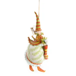MacKenzie-Childs Patience Brewster Dash Away Mrs. Santa Ornament| Holiday