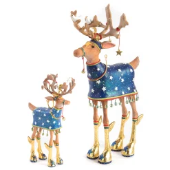 MacKenzie-Childs Patience Brewster Dash Away Comet Reindeer Ornament| Holiday