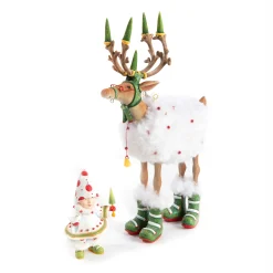 MacKenzie-Childs Patience Brewster Dash Away Blitzen's Elf Ornament| Holiday