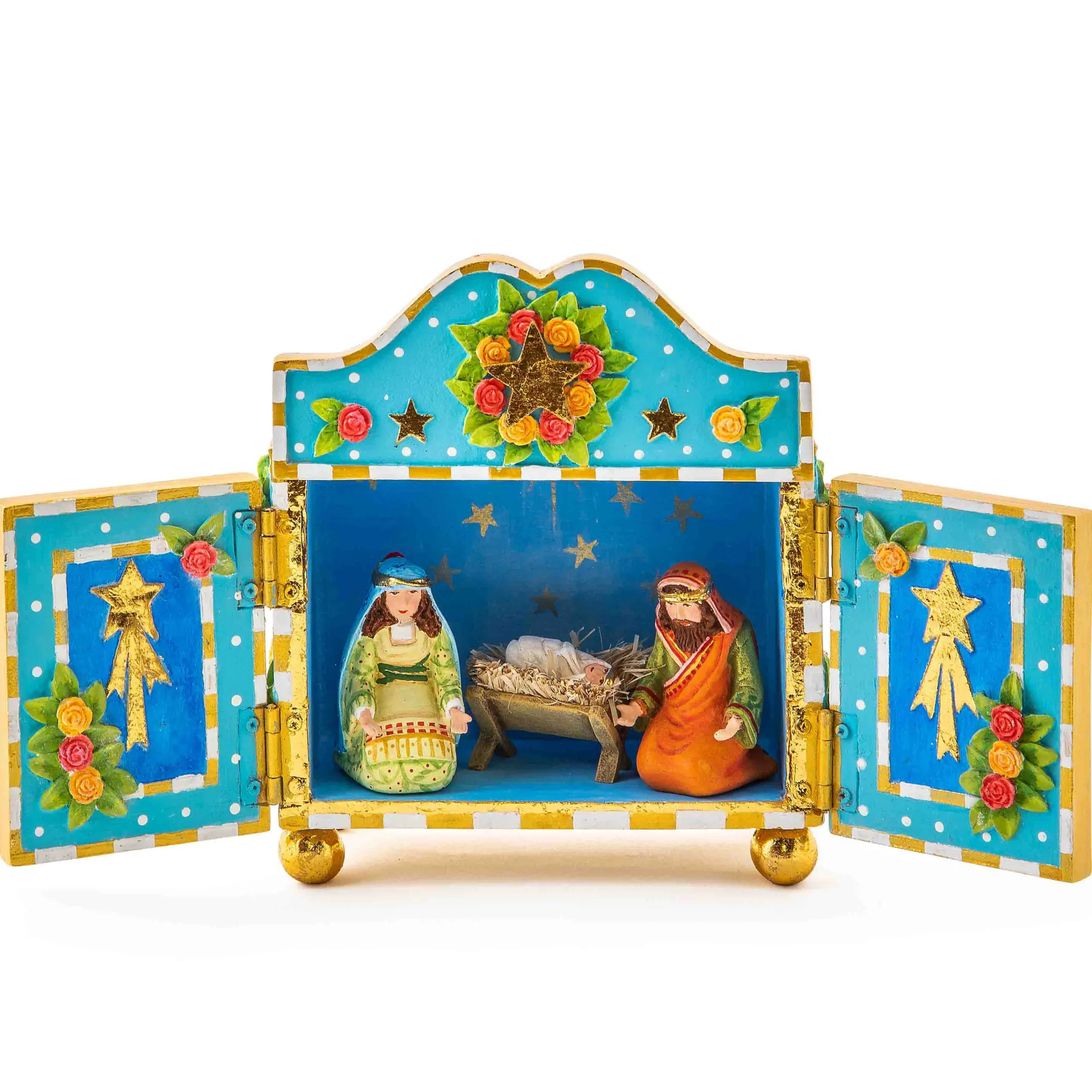 MacKenzie-Childs Patience Brewster Mini Nativity Retablo| Holiday