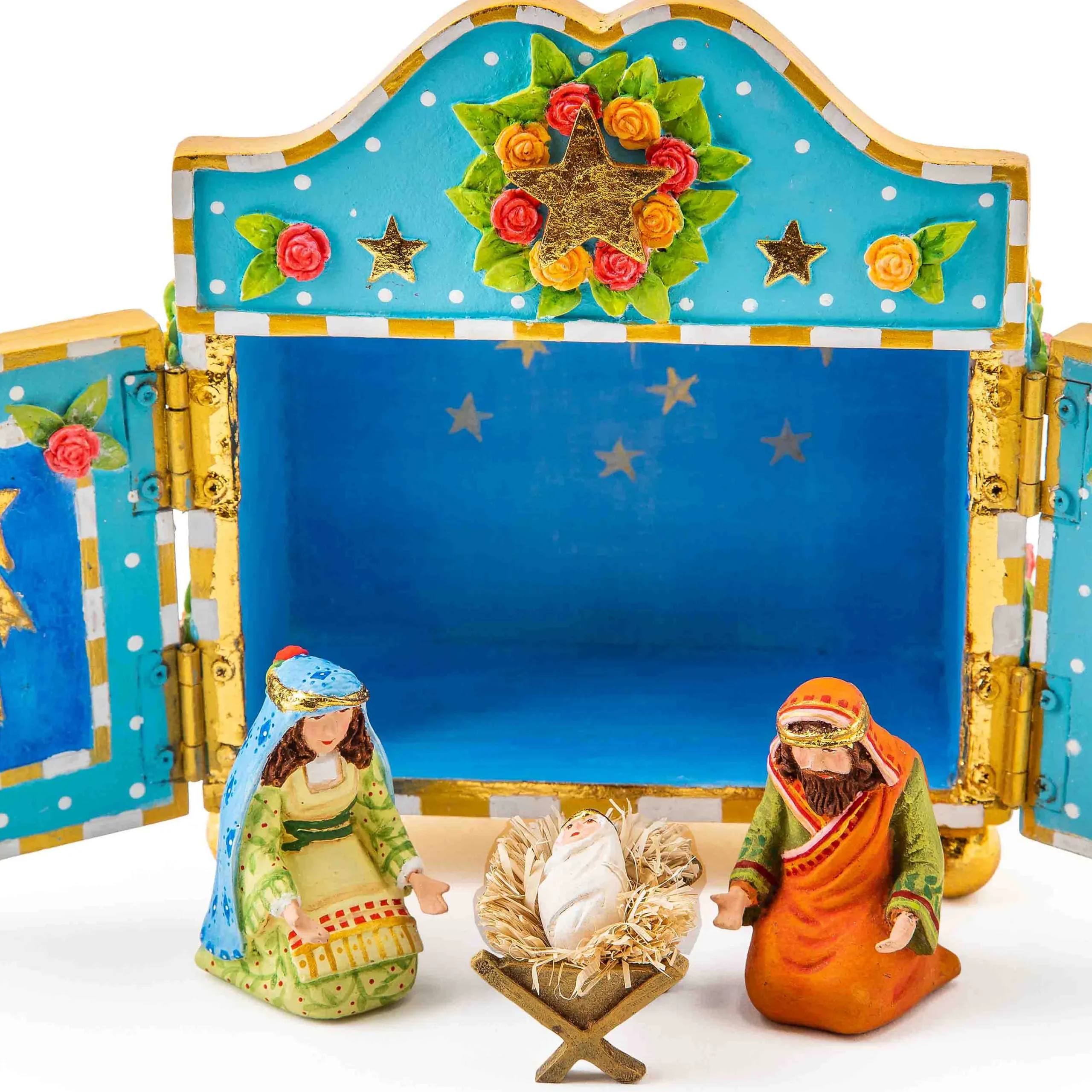 MacKenzie-Childs Patience Brewster Mini Nativity Retablo| Holiday