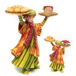MacKenzie-Childs Patience Brewster Mini Nativity Breadbaker| Holiday|Room Accents
