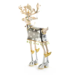 MacKenzie-Childs Patience Brewster Moonbeam Comet Reindeer Figure| Holiday|Room Accents