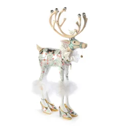 MacKenzie-Childs Patience Brewster Moonbeam Vixen Reindeer Figure| Holiday|Room Accents