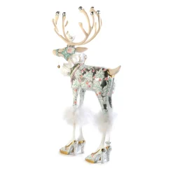MacKenzie-Childs Patience Brewster Moonbeam Vixen Reindeer Figure| Holiday|Room Accents