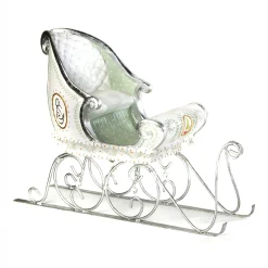 MacKenzie-Childs Patience Brewster Moonbeam Sleigh Figure| Holiday|Room Accents