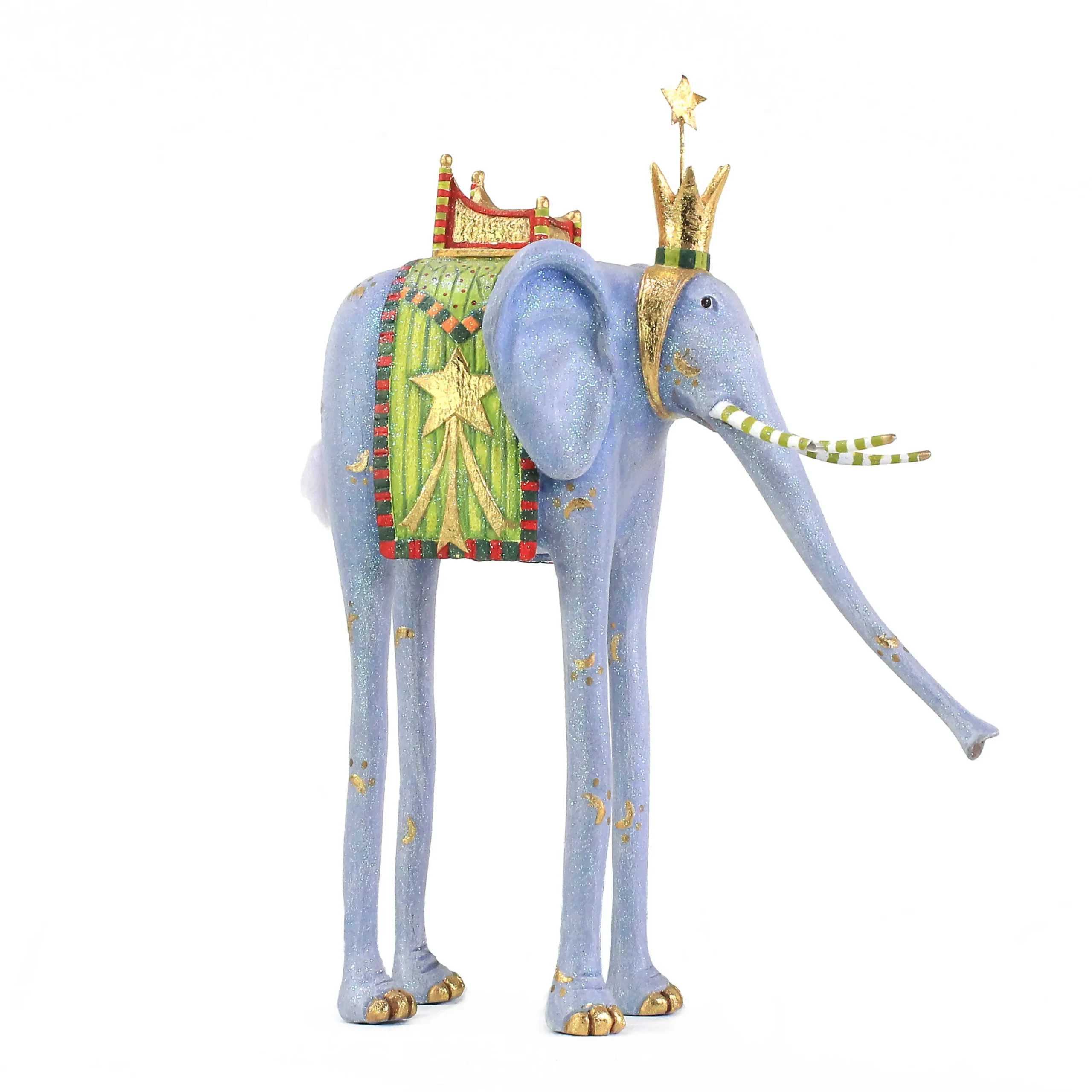 MacKenzie-Childs Patience Brewster Nativity Myrtle the Elephant Figure| Holiday|Room Accents