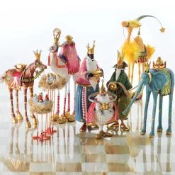 MacKenzie-Childs Patience Brewster Nativity Myrtle the Elephant Figure| Holiday|Room Accents