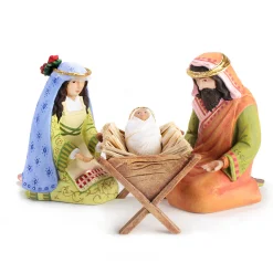 MacKenzie-Childs Patience Brewster Nativity Holy Family Figures| Holiday|Room Accents