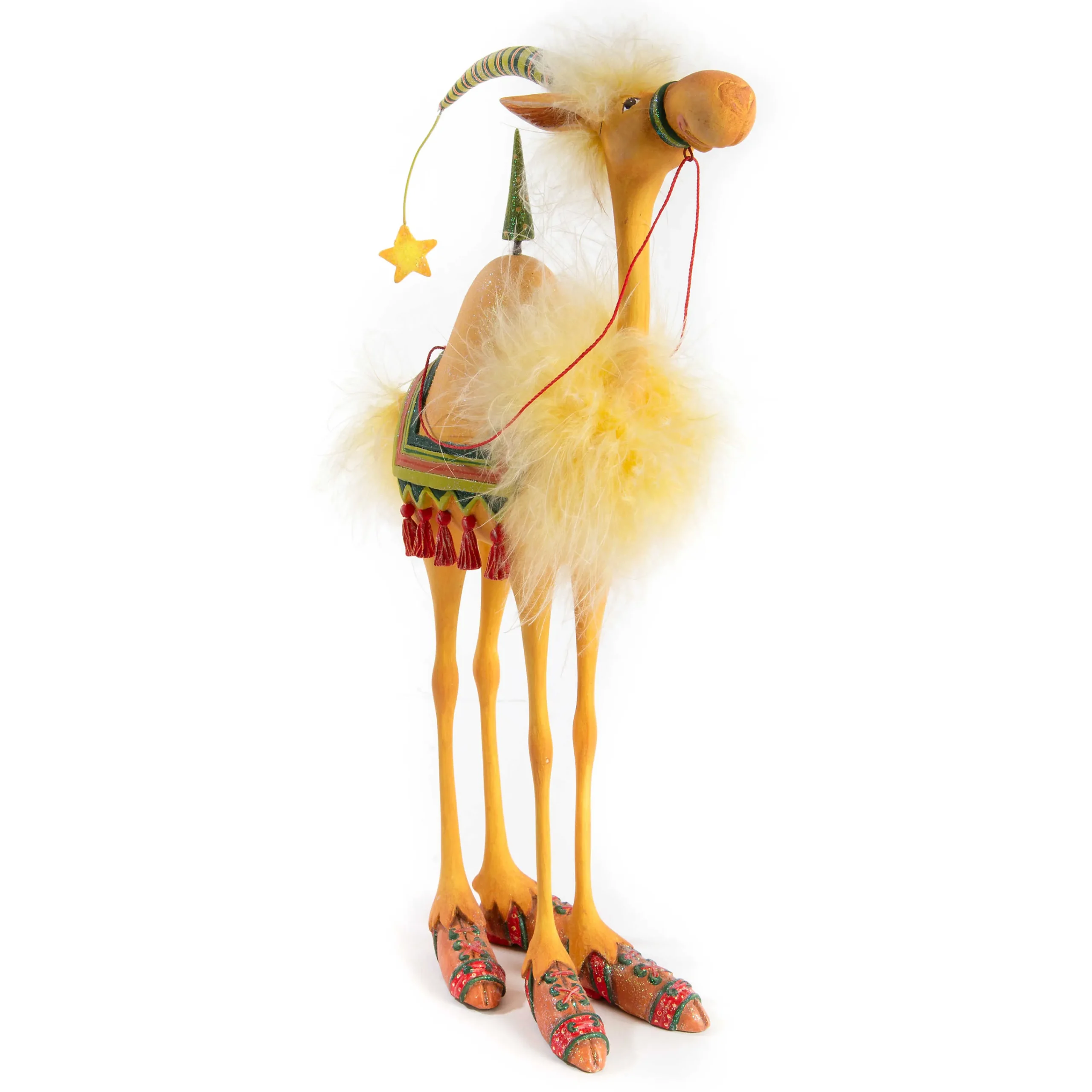 MacKenzie-Childs Patience Brewster Nativity Harold the Camel Figure| Holiday|Room Accents