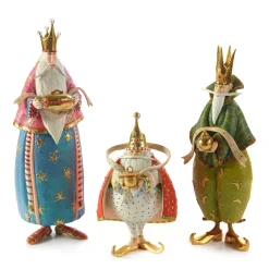 MacKenzie-Childs Patience Brewster Nativity Magi Figures| Holiday|Room Accents
