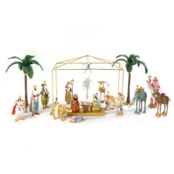 MacKenzie-Childs Patience Brewster Nativity Palm Tree Mini Figure| Holiday|Room Accents