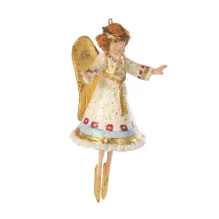 MacKenzie-Childs Patience Brewster Nativity Heavenly Angel Mini Ornament| Holiday