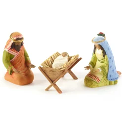 MacKenzie-Childs Patience Brewster Nativity World Holy Family Figures| Holiday|Room Accents