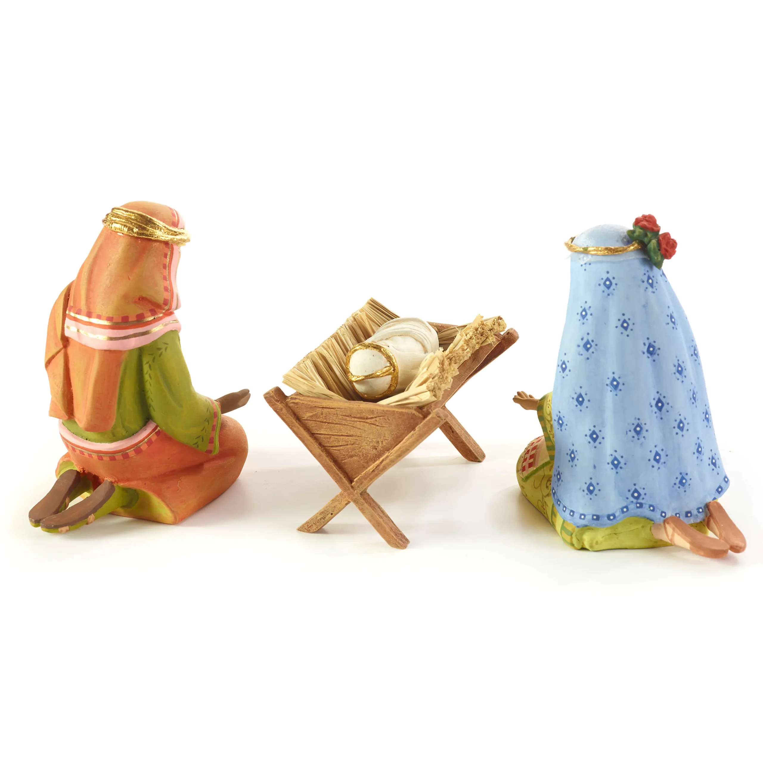 MacKenzie-Childs Patience Brewster Nativity World Holy Family Figures| Holiday|Room Accents