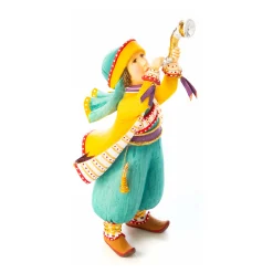 MacKenzie-Childs Patience Brewster Nativity Shofar Player Figure| Holiday|Room Accents