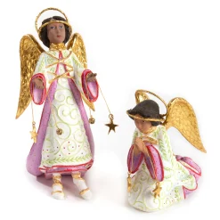 MacKenzie-Childs Patience Brewster Nativity World Praying Angel Figure| Holiday|Room Accents