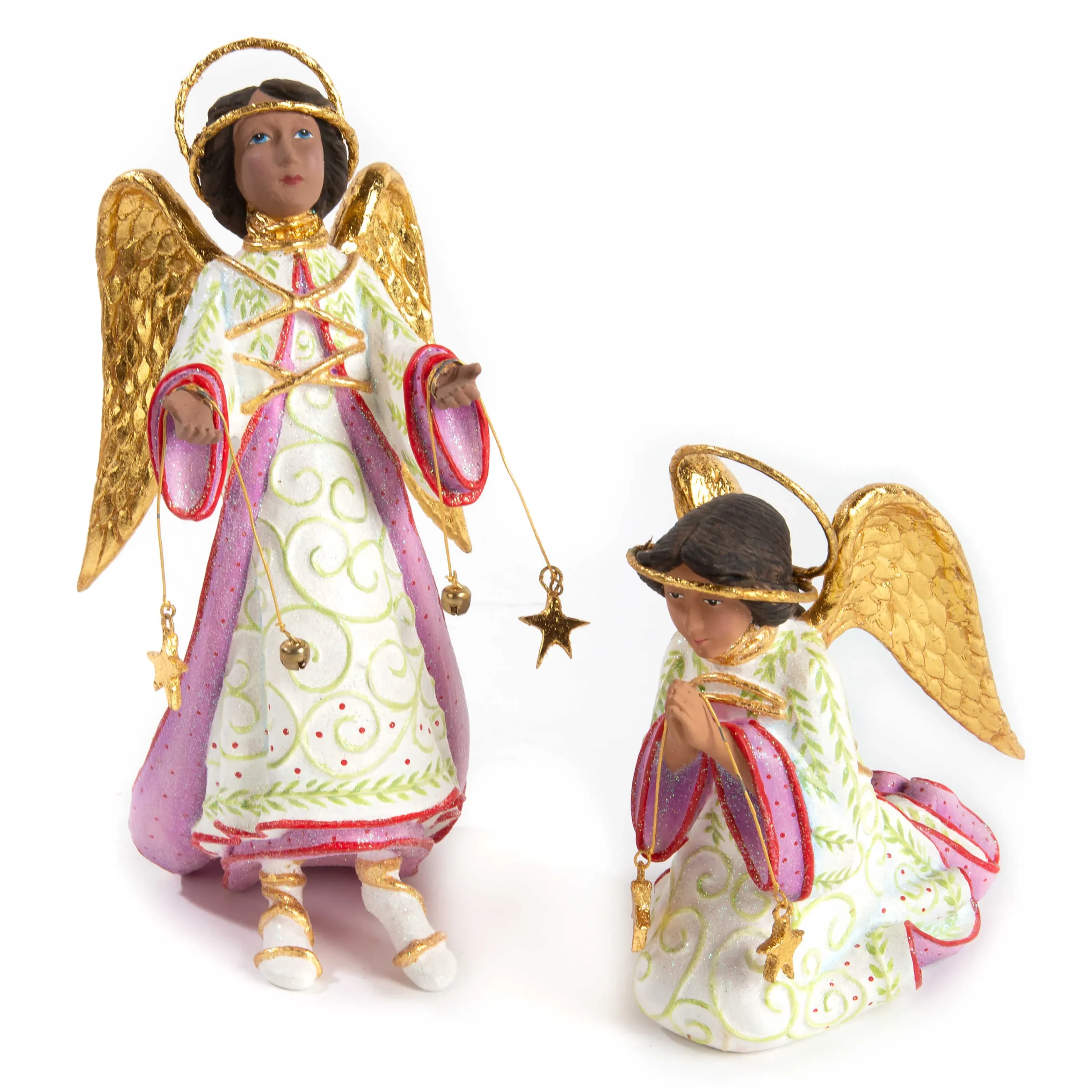MacKenzie-Childs Patience Brewster Nativity World Praying Angel Figure| Holiday|Room Accents