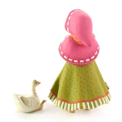 MacKenzie-Childs Patience Brewster Nativity Girl with Duck Figures| Holiday|Room Accents