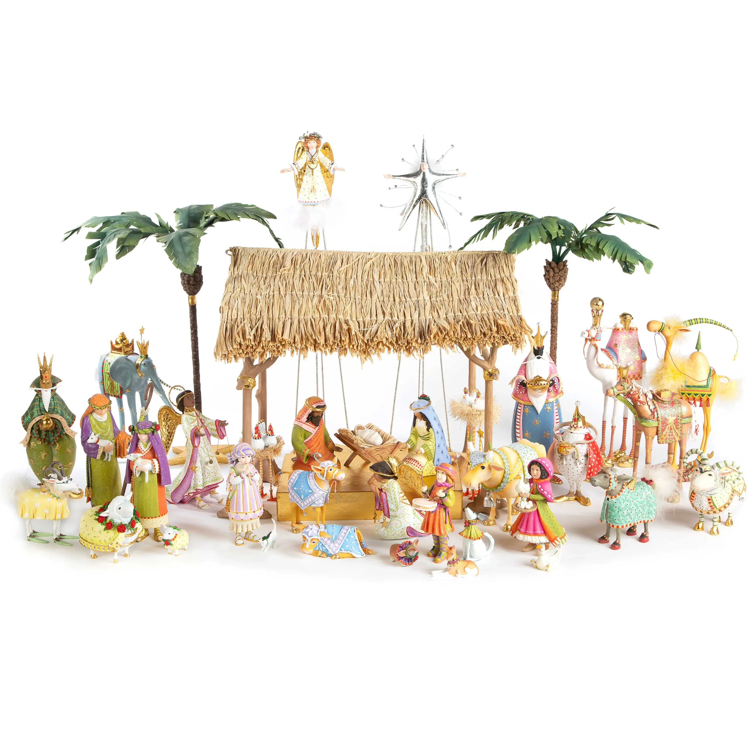 MacKenzie-Childs Patience Brewster Nativity World Rejoicing Angel Figure| Holiday|Room Accents