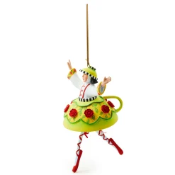 MacKenzie-Childs Patience Brewster Nutcracker Suite Chinese Teacup Ornament| Holiday