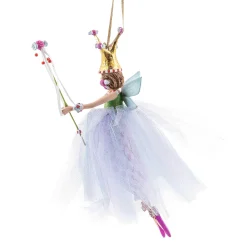 MacKenzie-Childs Patience Brewster Nutcracker Suite Sugarplum Fairy Ornament| Holiday