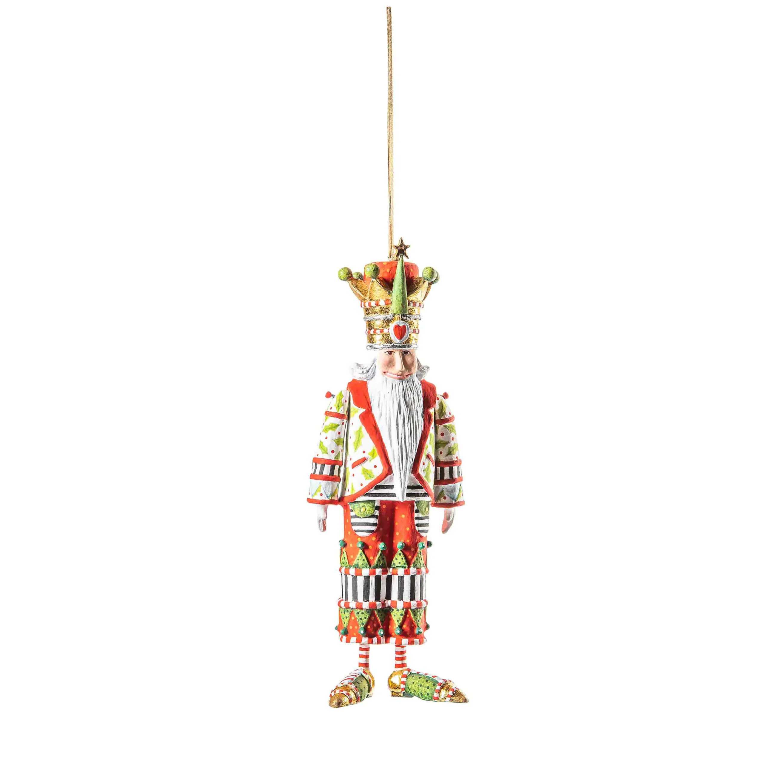 MacKenzie-Childs Patience Brewster Nutcracker Suite Nutcracker Ornament| Holiday