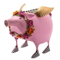 MacKenzie-Childs Patience Brewster Portia Pig Planter| Spring|Greenery & Florals