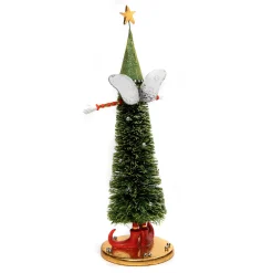 MacKenzie-Childs Patience Brewster Sisal Angel Tree Figures, Set of 2| Holiday|Room Accents
