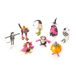 MacKenzie-Childs Patience Brewster Spooky House Minis, Set of 8| Holiday|The Halloween Shop