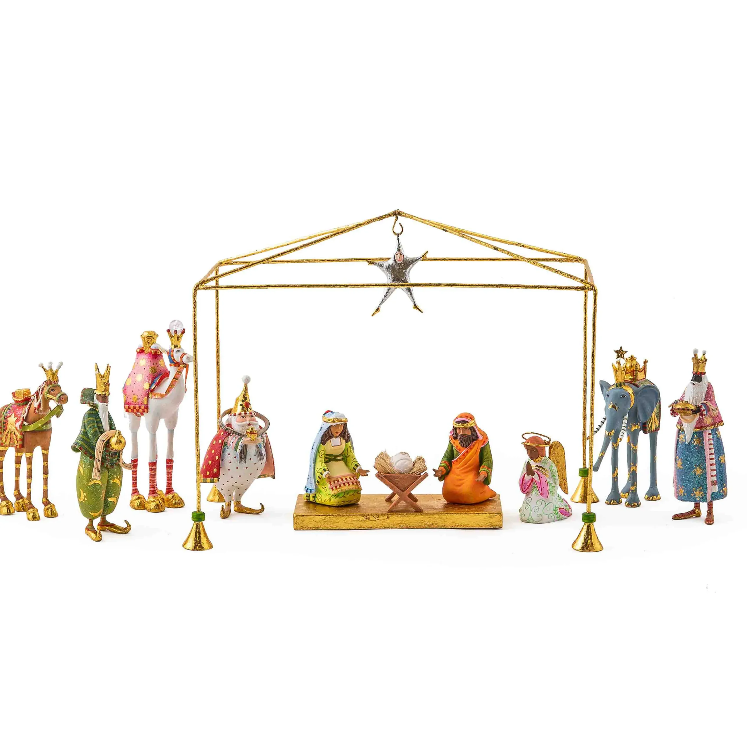 MacKenzie-Childs Patience Brewster World Edition Mini Nativity Introductory Set| Holiday