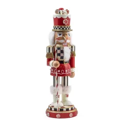 MacKenzie-Childs Peppermint Nutcracker| Holiday|Room Accents