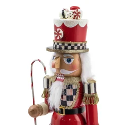 MacKenzie-Childs Peppermint Nutcracker| Holiday|Room Accents