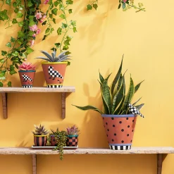 MacKenzie-Childs Persephone Large Pot| Outdoor|Room Accents