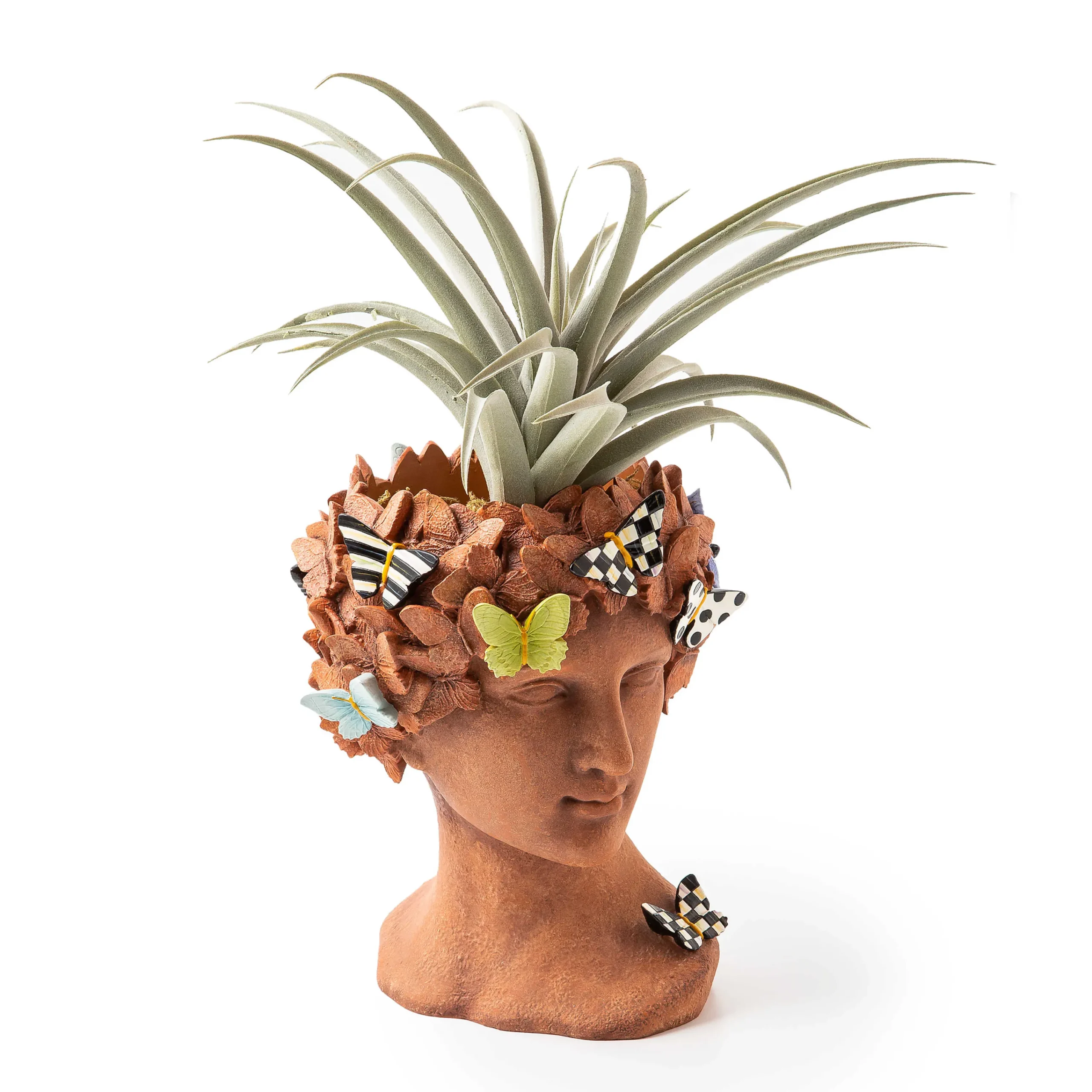 MacKenzie-Childs Persephone Small Bust Planter| Outdoor|Room Accents