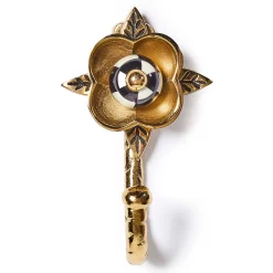 MacKenzie-Childs Petal Gold Wall Hook| Finishing Touches
