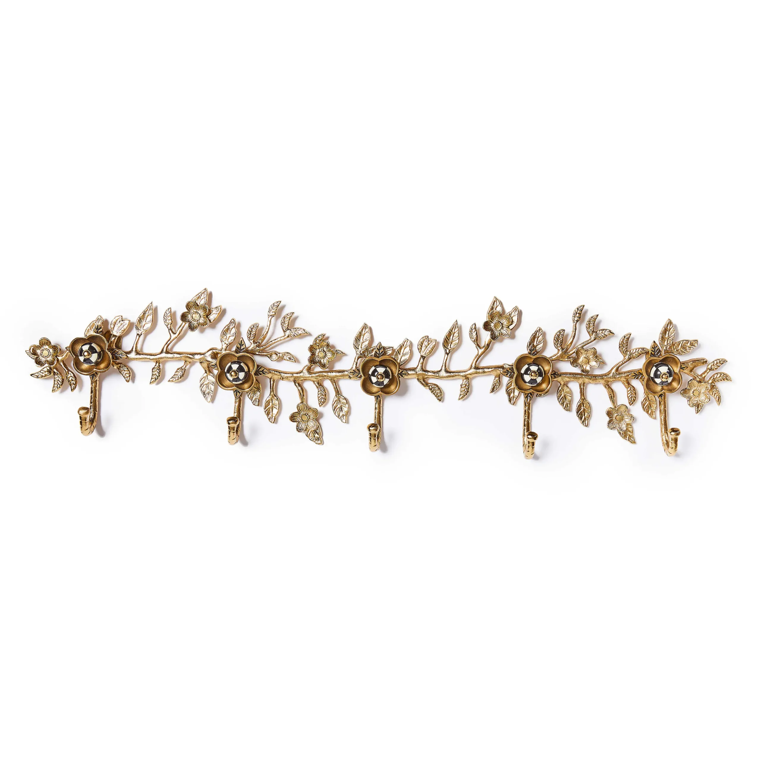 MacKenzie-Childs Petal Large Gold Wall Hook Rack| Finishing Touches