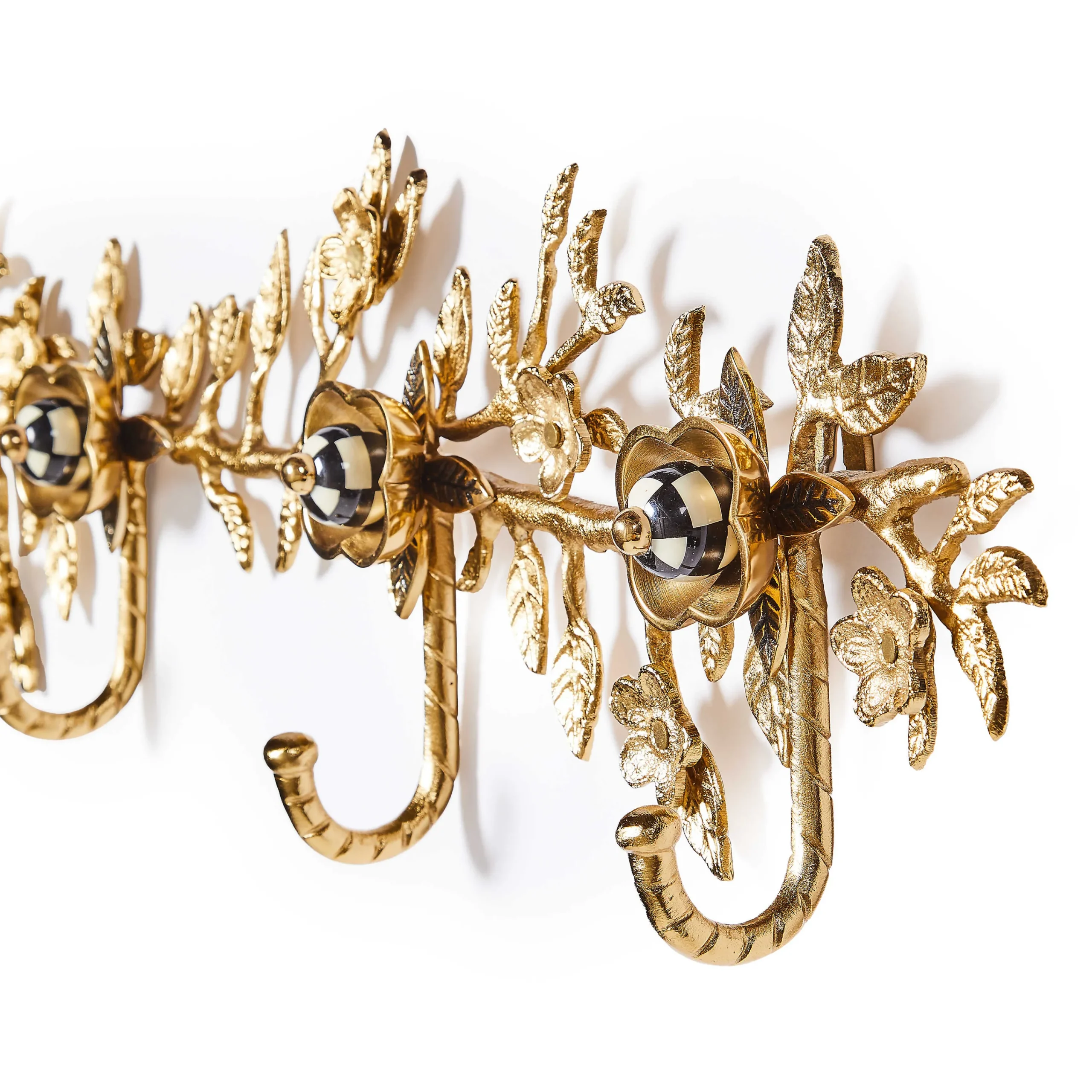 MacKenzie-Childs Petal Large Gold Wall Hook Rack| Finishing Touches