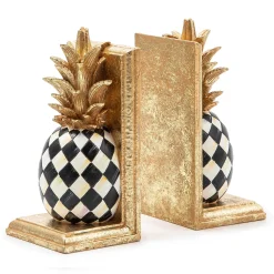 MacKenzie-Childs Pineapple Bookends| Room Accents