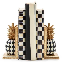 MacKenzie-Childs Pineapple Bookends| Room Accents