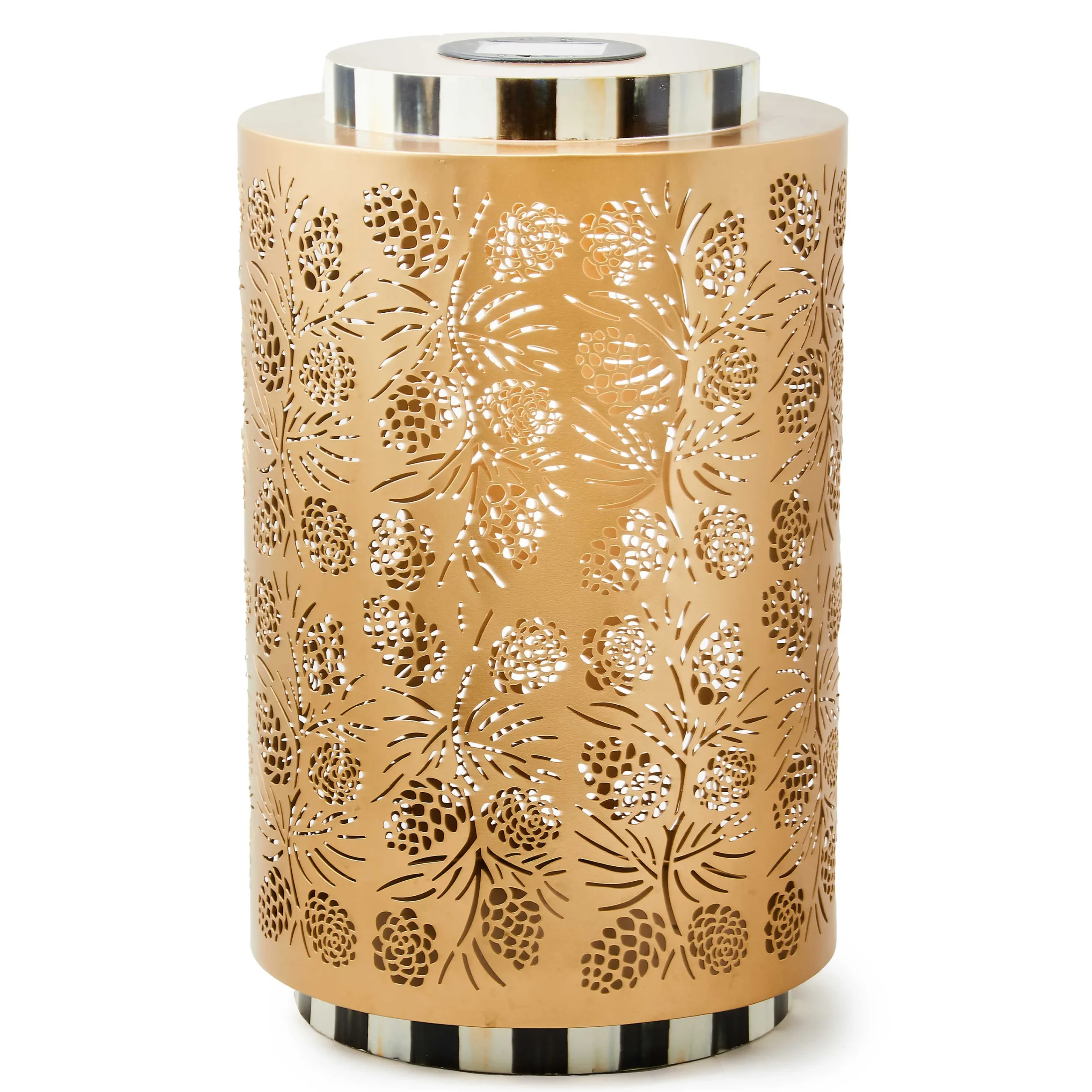 MacKenzie-Childs Pinecone Tall Solar Lantern| Holiday|The Fall Shop