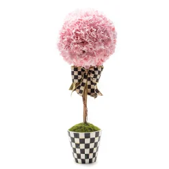 MacKenzie-Childs Pink Topiary Small Drop In| Greenery & Florals