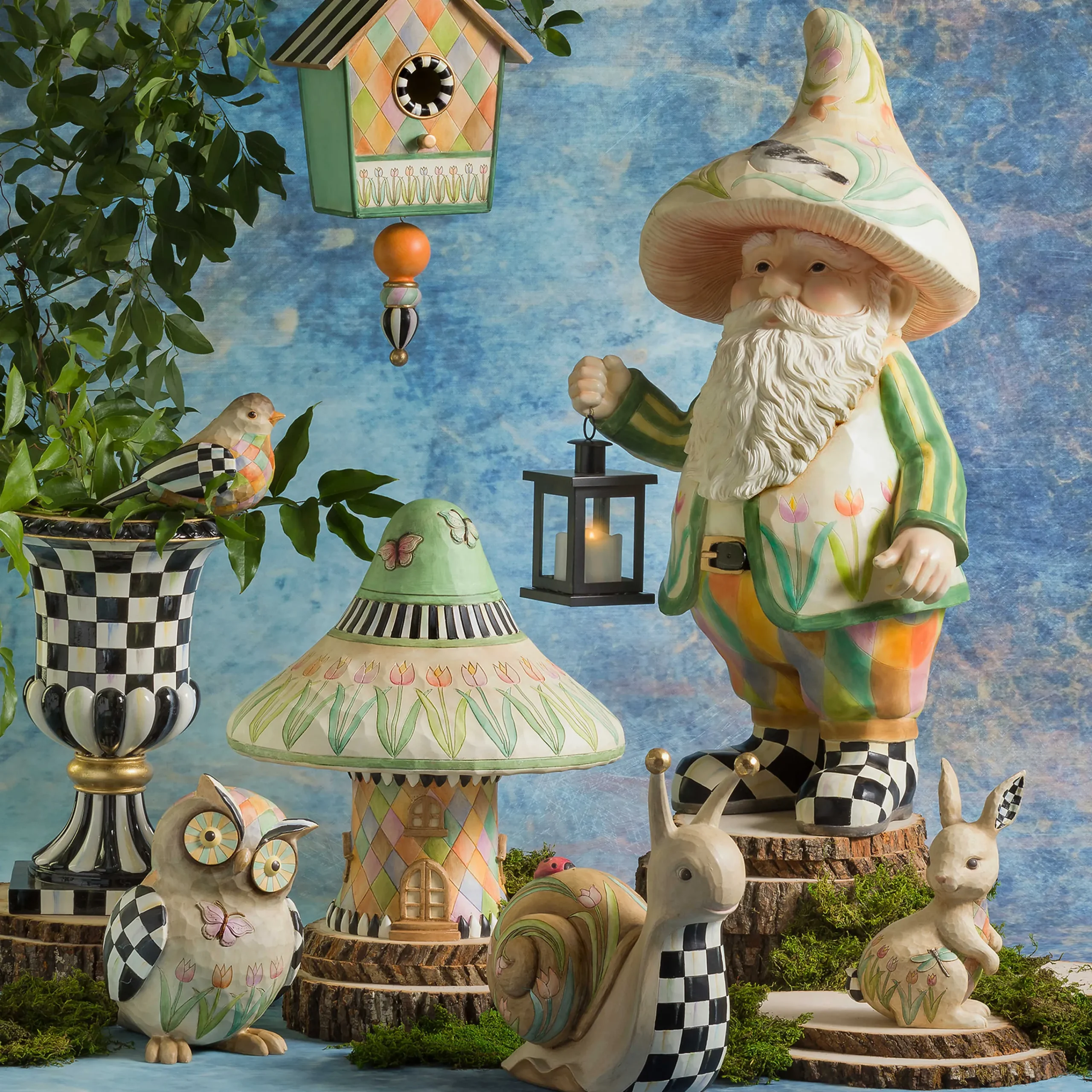 MacKenzie-Childs Poplar Ridge Bird| Spring|Room Accents