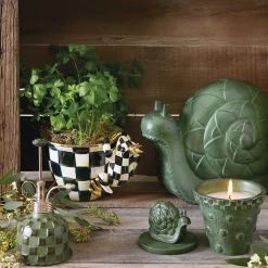MacKenzie-Childs Pot Croaker Pot Climber| Spring|Outdoor