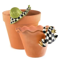 MacKenzie-Childs Pot Croaker Pot Climber| Spring|Outdoor