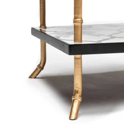 MacKenzie-Childs Pretty As A Bow 3 Tiered Table| Living Room|Bath & Bath Accessories