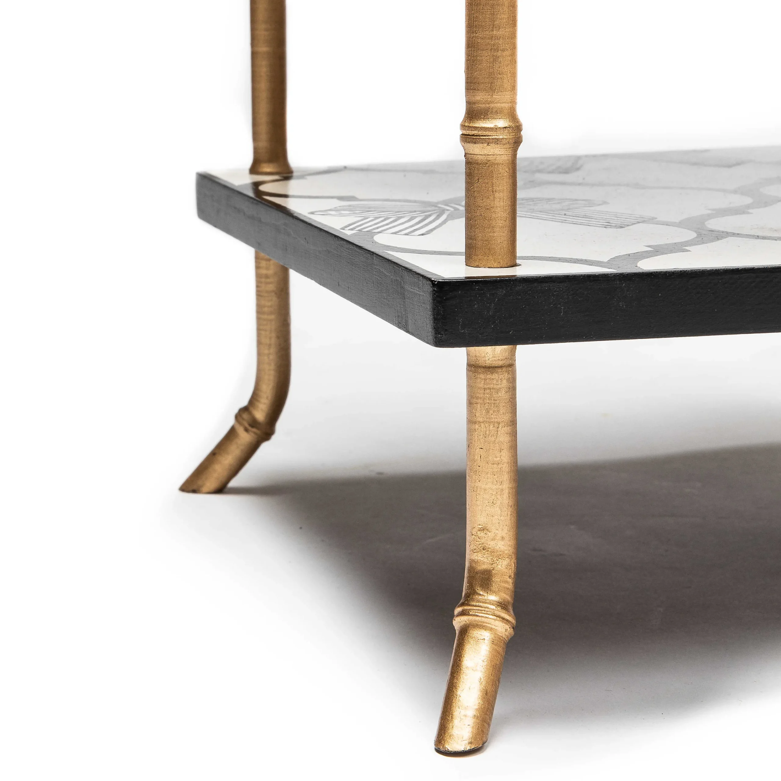 MacKenzie-Childs Pretty As A Bow 3 Tiered Table| Living Room|Bath & Bath Accessories